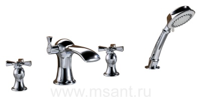 Смеситель Lemark Benefit LM2541C на борт ванны