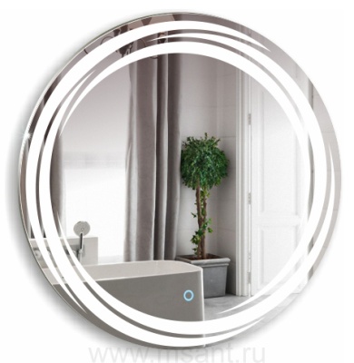 Зеркало AZARIO Милуз D770, LED-подсветка с диммером, сенсорный выключатель
