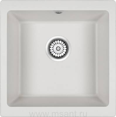 Мойка кухонная Paulmark Brilon PM104546-WH белый