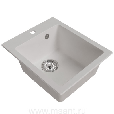 Мойкa MIXLINE ML-GM14 ультра-белая (341), 420*500*190мм