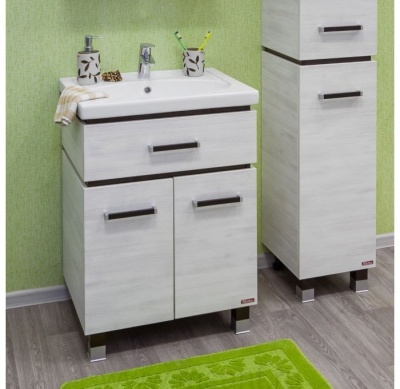 Тумба Sanflor Техас 60 (В/Сдс) раковина Como 60