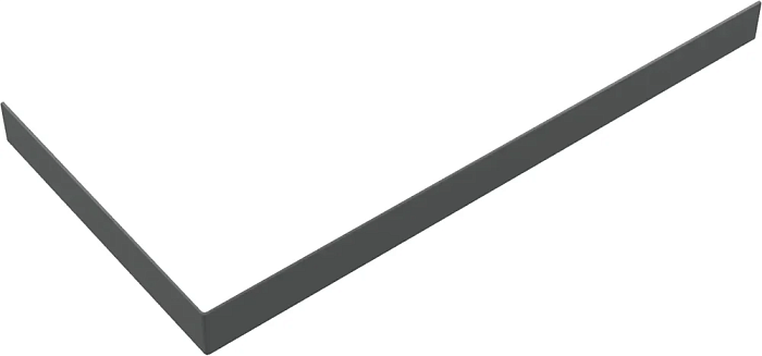 Экран для поддона Good Door Essentia 100x80 графит