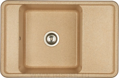 Мойка кухонная AQUATON Беллис 78 песочная