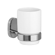 Подстаканник одинарный, керамика, латунь, Mirro Plus, IDDIS, MRPSBC1i45