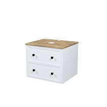 Тумба подвесная, со столешницей, 60 см, белый матовый, Torr, IDDIS, TOR60WBi95K