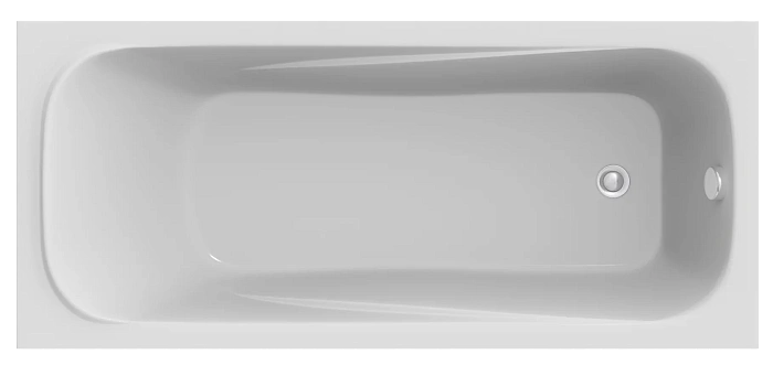 Акриловая ванна BAS Кварта 180x80 на каркасе