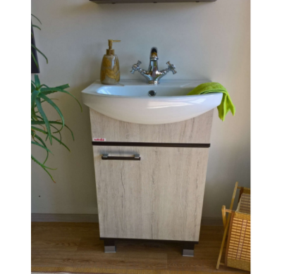 Тумба Sanflor Толедо 50 (В/Сдс) R раковина Элеганс 50