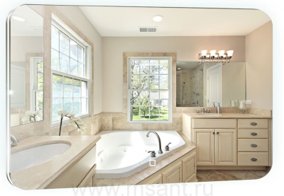 Зеркало AZARIO Паллада 915х685 с подсветкой, сенсорный выключатель с функцией диммера