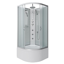 Душевая кабина Niagara Classic NG-2308-14BKTG (90х90х210) высокий поддон(40см),стекло матовое