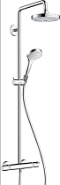 Душевая стойка Hansgrohe Croma Select S 180 2jet 27253400 с термостатом
