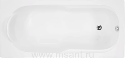Акриловая ванна Vagnerplast Nymfa 160x70 ультра белый