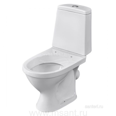 Унитаз-компакт Santeri Прайм комфорт 1P2063S0000BF белый 