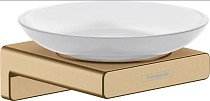 Мыльница Hansgrohe AddStoris 41746140 шлифованная бронза
