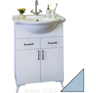 Тумба Sanflor Глория NEW 65 (С) раковина Байкал 65