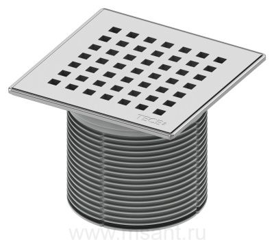 Решетка Tece TECEdrainpoint S 366 00 08 quadratum с монтажным элементом