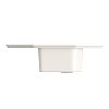 Мойкa MIXLINE ML-GMS17 СТАНДАРТ угловая с крылом, белый (331), 780*485*190мм