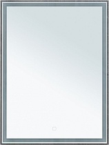 Зеркало Aquanet Rosso 60 дуб рошелье, с подсветкой, сенсор на корпусе