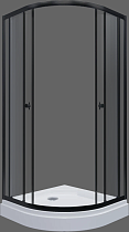 Душевой уголок Triton Альфа-Блэк Щ0000054223 90x90 с поддоном +сифонD90 мм