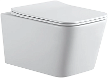 Унитаз подвесной Aquanet Rimless Tavr 2.0 W LX-1907 Крышка-сиденье Soft Close-SLIMSEAT