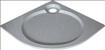 Поддон для душа GuteWetter Deluxe 100x100x2 R серый
