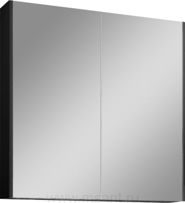Зеркало-шкаф Velvex Klaufs 80 черное