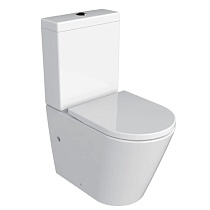 Унитаз-компакт Azario Luana 615х375х840 напольный, безободковый, с сиденьем микролифт