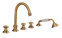 Смеситель на борт ванны с ручным душем CEZARES APHRODITE-BVD