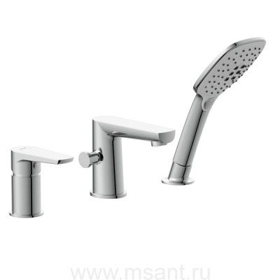 Смеситель Cersanit на борт ванны Moduo 64100