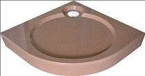 Поддон для душа GuteWetter Deluxe 90x90x16 R терракот