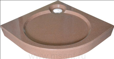 Поддон для душа GuteWetter Deluxe 90x90x16 R терракот