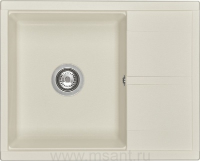 Мойка кухонная AQUATON Делия 65 жемчуг