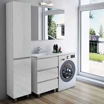 Мебель для ванной Эстет Dallas Luxe 115 напольная, 3 ящика, L с раковиной