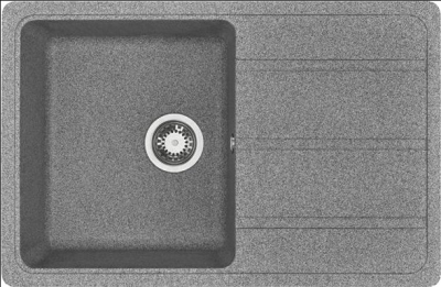 Мойка кухонная AQUATON Аманда серая