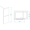Душевая перегородка RGW WA-041B (Прозрачное, 1200)