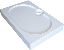 Поддон для душа GuteWetter Deluxe 120x80x16 Q белый