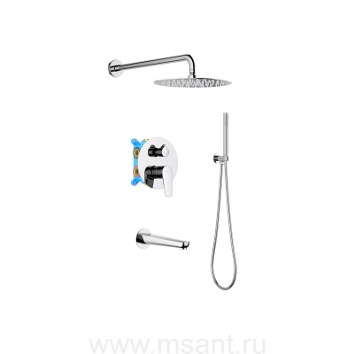Set 4 в 1 душевой комплект AQUATEK AQ1173CR БЕТТА