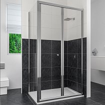 Душевой уголок RGW Classic CL-41 (760-810)x700x1850 профиль хром