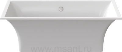 Ванна из литьевого мрамора BAS Мадрид 170х80 белая