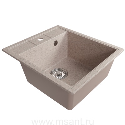 Мойкa MIXLINE ML-GM28 песочная (302), 450*500*190мм