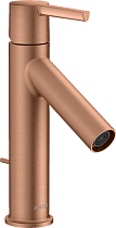 Смеситель Axor Starck 10001310 для раковины, шлифованное красное золото
