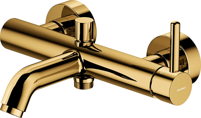 Смеситель Omnires Y Y1230GL для ванны с душем, золото