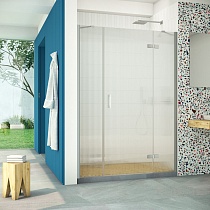 Дверь в душевой проем Vegas Glass AFP-F Retta 160 07 Moru R профиль матовый хром стекло Moru