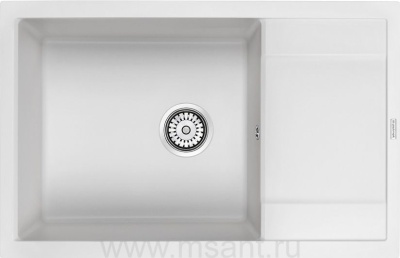 Мойка кухонная Paulmark PM317850-WH белая
