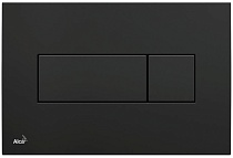 Кнопка смыва AlcaPlast M378 черная