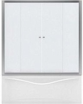 Шторка для ванны Aquanet AQ5 150, узорчатое стекло