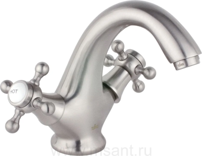 Смеситель для раковины Timo Nelson 1911F silver