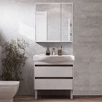 Мебель для ванной AQUATON Нортон 65, подвесная, белый глянец