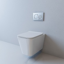 Унитаз подвесной GARTEZ (White). Размер: 510x345x340