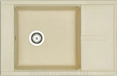 Мойка кухонная AQUATON Делия 78 шампань
