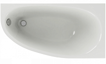 Акриловая ванна Aquatek Дива 160x90 R без фронтального экрана, без гидромассажа, без опоры(каркаса)